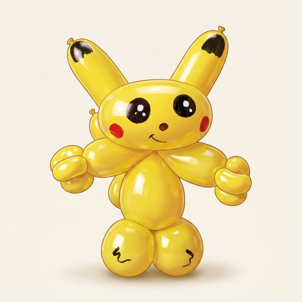 Pikachu balloon character